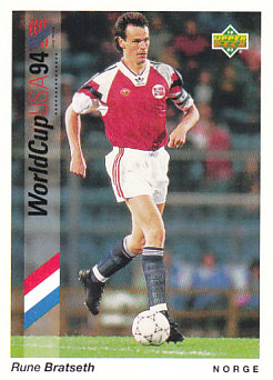 Rune Bratseth Norway Upper Deck World Cup 1994 Preview Eng/Ger #69